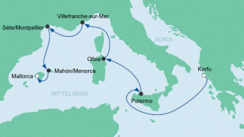 Von Korfu nach Mallorca (7 Tage)